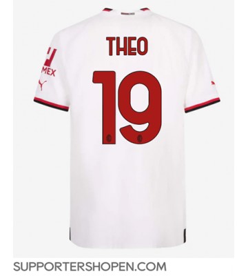 AC Milan Theo Hernandez #19 Borta Matchtröja 2022-23 Kortärmad